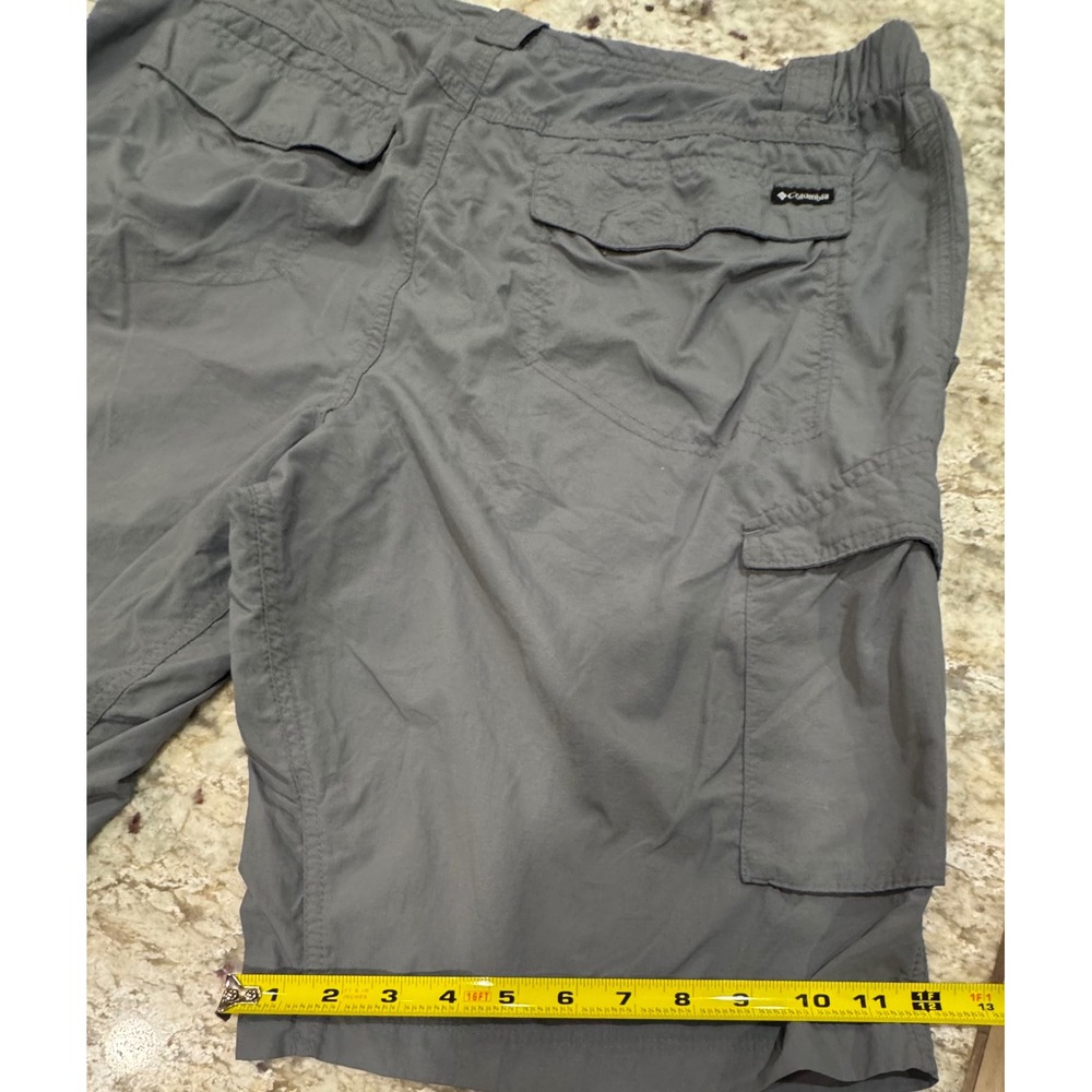 Columbia Silver Ridge Mens Grey Nylon Hiking Cargo Shorts Size 38 Regular Fit - Picture 7 of 14